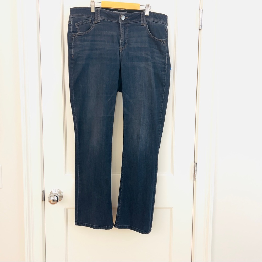 Ab-Solution Itty Bitty Boot Jean, Dark Rinse